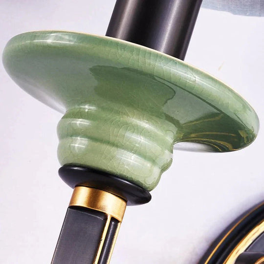 Retro-Stil Schlafzimmer Nachttischlampe Vollkupfer Wandleuchte