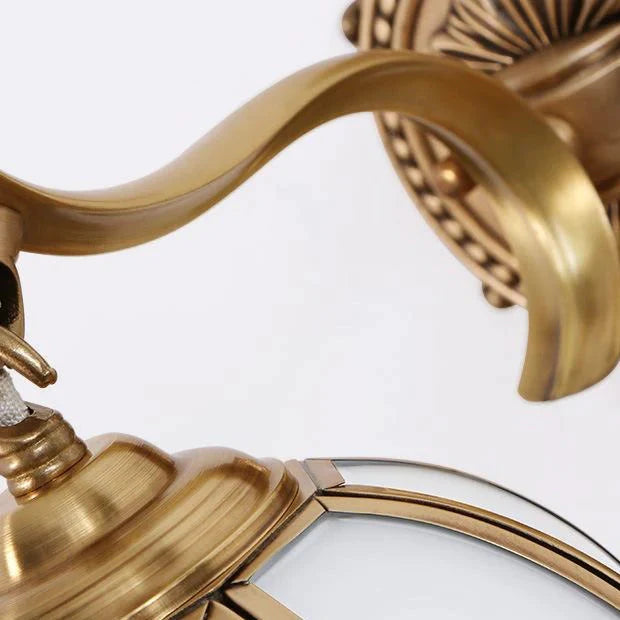 Retro-Stil Schlafzimmer Nacht Wohnzimmer Treppe Kupfer Wandleuchte