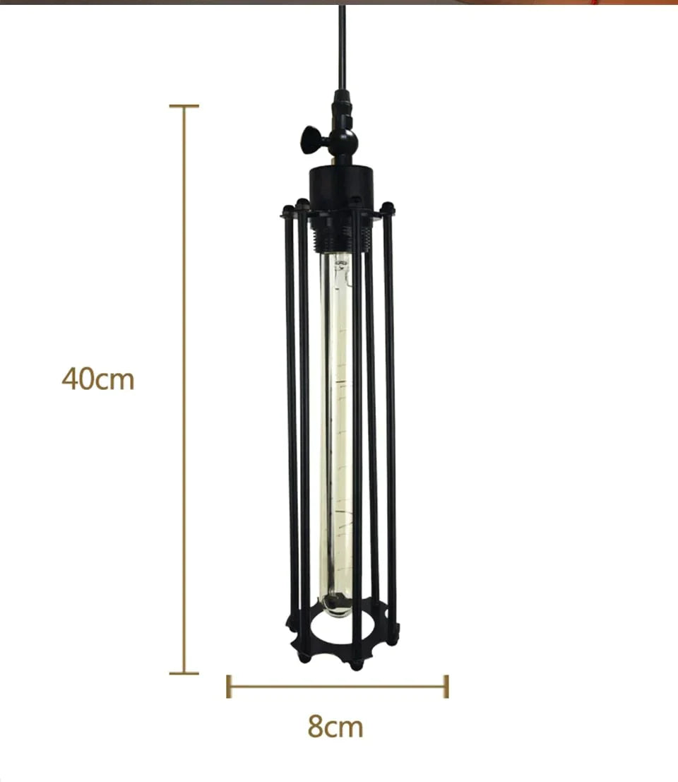 Retro Vintage Pendant Lights Steam Punk Industrial Style Single Head Use Edison Light Bulb Hanglamp