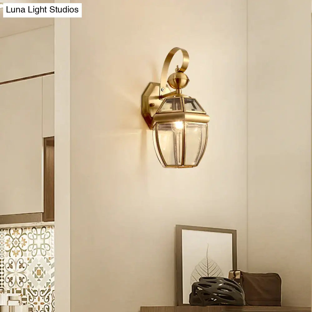 Simple Country Style of Outdoor Copper Wall Lamp Copper Wall Lamps