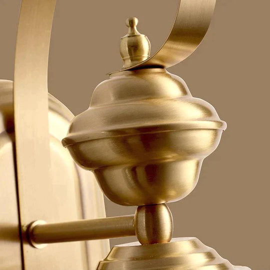 Simple Country Style Of Outdoor Copper Wall Lamp Lamps