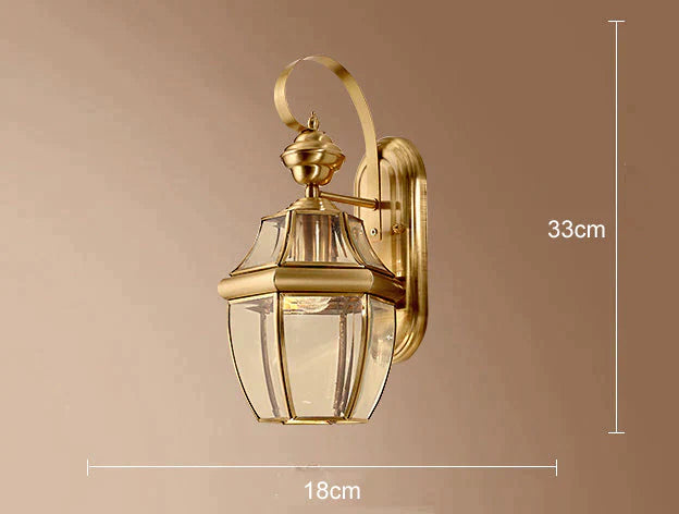 Simple Country Style Of Outdoor Copper Wall Lamp M Lamps