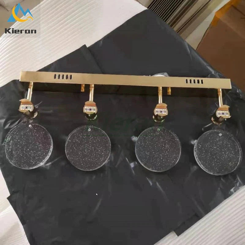 Einfache Kristall-LED-Wandleuchte für Badezimmer und Schlafzimmer