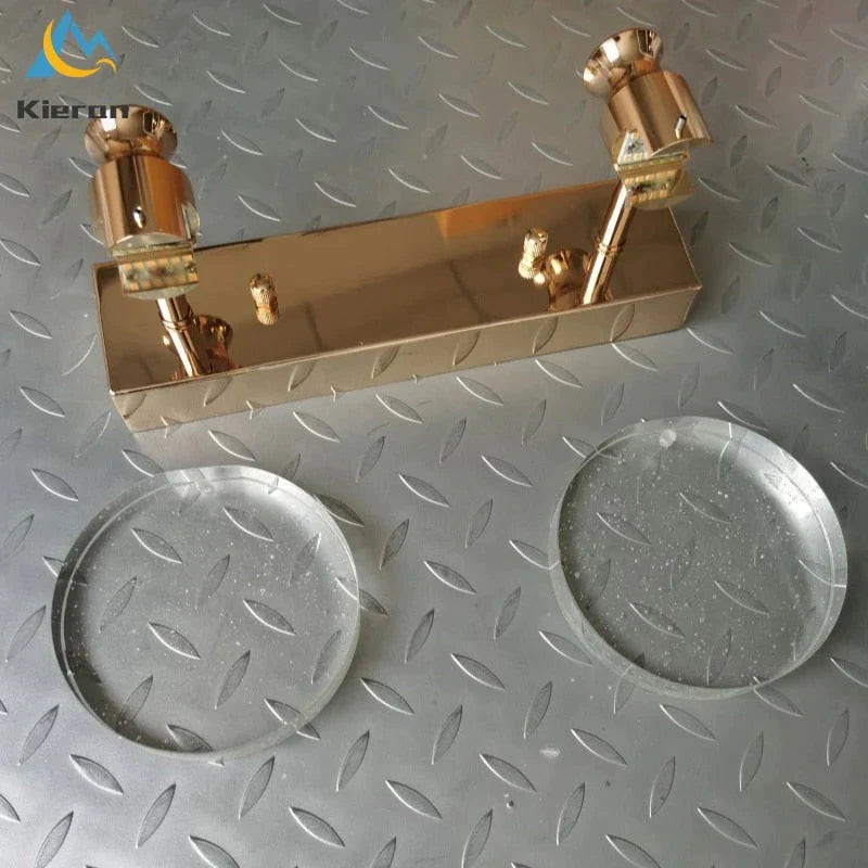 Einfache Kristall-LED-Wandleuchte für Badezimmer und Schlafzimmer