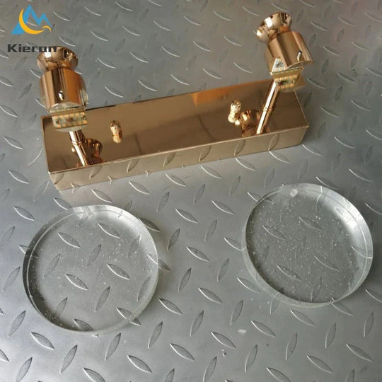 Einfache Kristall-LED-Wandleuchte für Badezimmer und Schlafzimmer