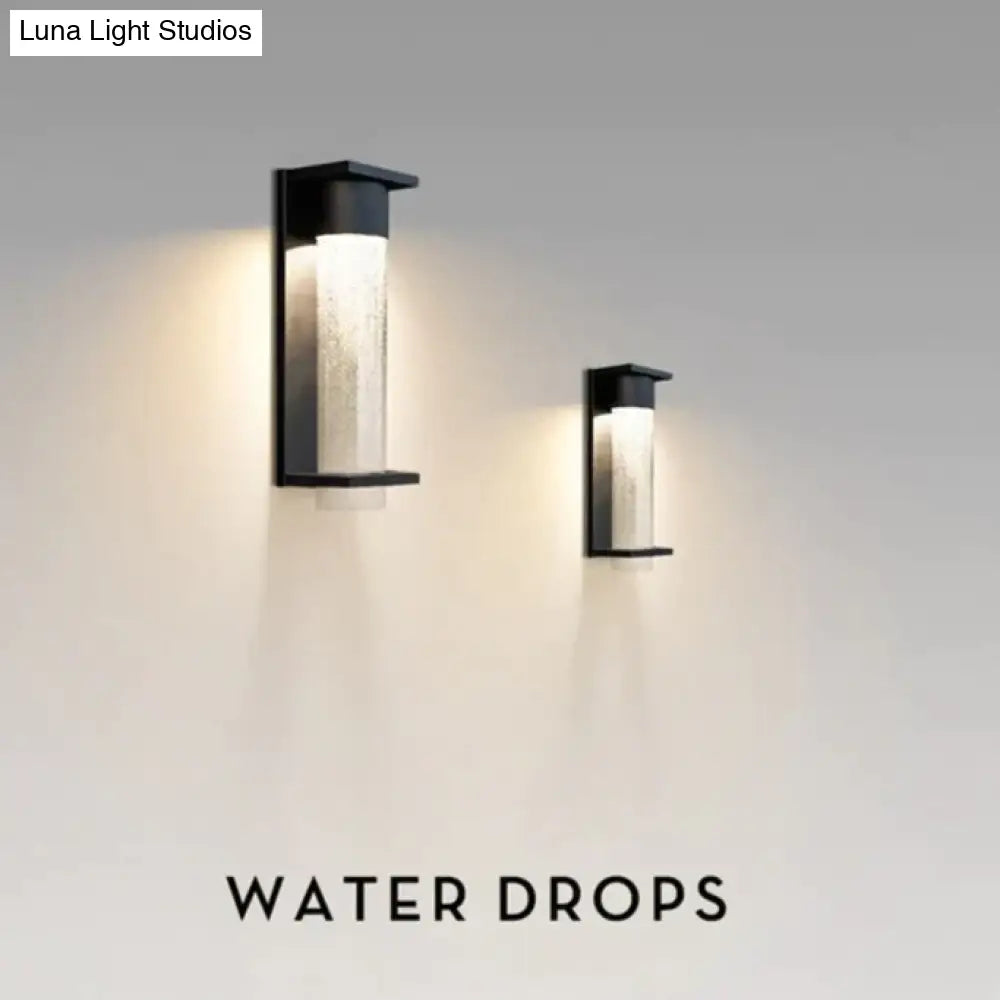Stainless Steel Modern Led Waterproof Ip54 Wall Light 12W Indoor Outdoor Lamp For Garden Street