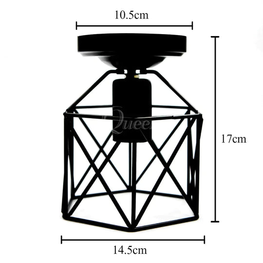 Vintage Deckenleuchten Vogelkäfig Deckenlampe Schatten Home Beleuchtung