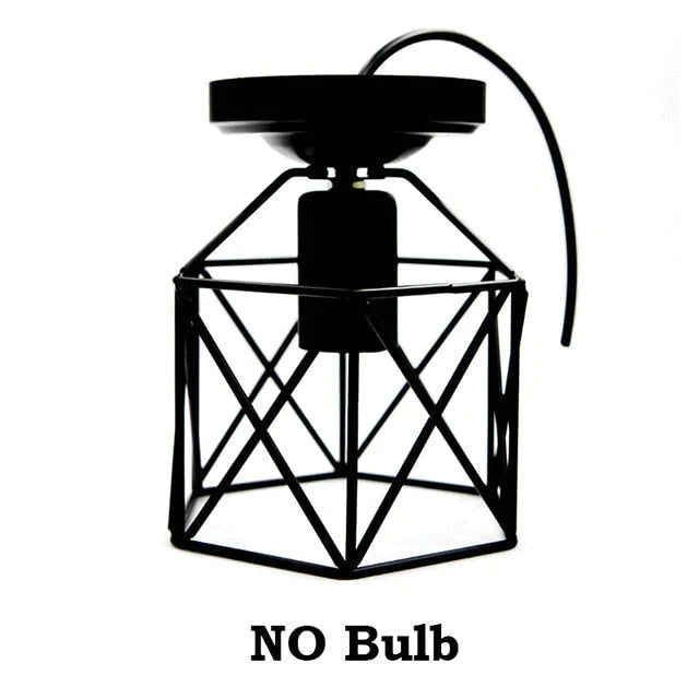 Vintage Deckenleuchten Vogelkäfig Deckenlampe Schatten Home Beleuchtung