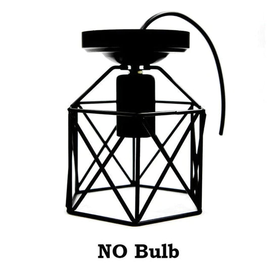 Vintage Deckenleuchten Vogelkäfig Deckenlampe Schatten Home Beleuchtung