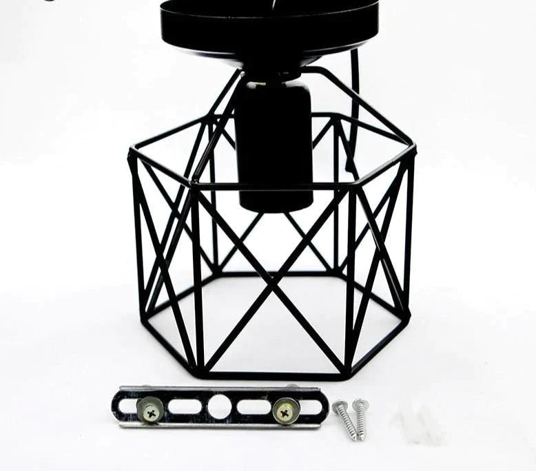Vintage Deckenleuchten Vogelkäfig Deckenlampe Schatten Home Beleuchtung