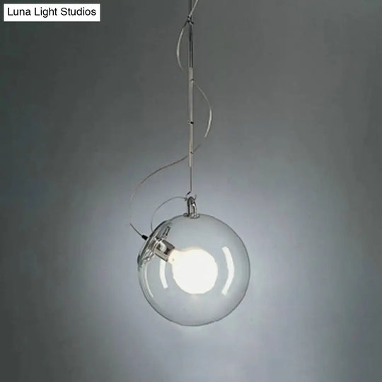 10’/12’W Simplicity Clear Glass Flush Mount Ceiling Light - Chrome Finish / 10’