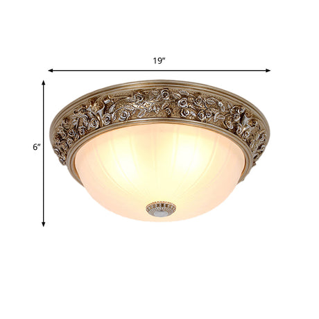Minimalist Semi-Ball Ceiling Light: 2/3-Head Resin Fixture In Aged Silver (13/16 Wide)