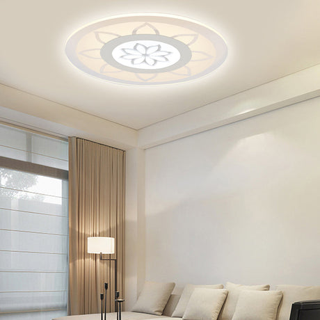 Blossom Acrylic Led Flushmount Ceiling Lamp In Warm/White 8/16.520.5 Wide