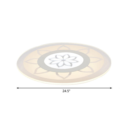 Blossom Acrylic Led Flushmount Ceiling Lamp In Warm/White 8/16.520.5 Wide