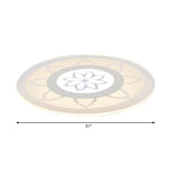 Blossom Acrylic Led Flushmount Ceiling Lamp In Warm/White 8/16.520.5 Wide