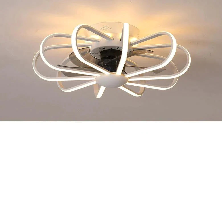 110V Lampe Kreative Restaurant Fan Lampe Wohnzimmer Schlafzimmer Integrierte Deckenleuchte