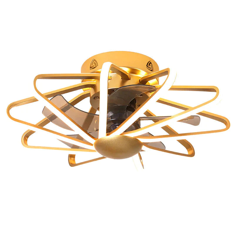 110V Lampe Kreative Restaurant Fan Lampe Wohnzimmer Schlafzimmer Integrierte Deckenleuchte