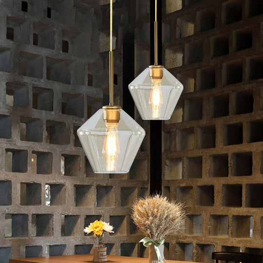 Modern 4.5’/9’/12’ Wide Glass Shade Hanging Pendant Light With Brass Lamp Socket - Perfect