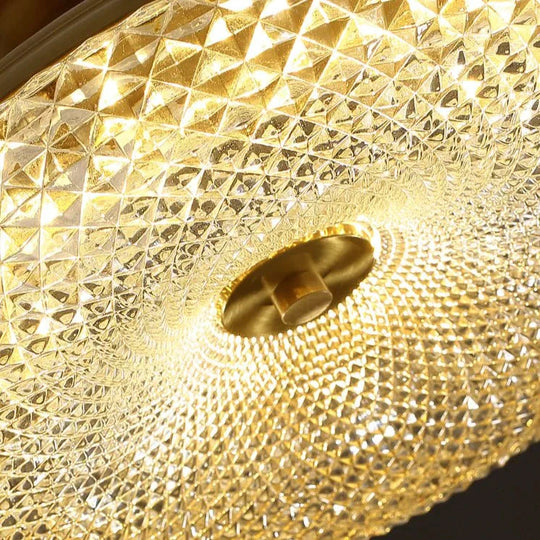 Light Luxury Post Modern Led Copper Ceiling Lamp