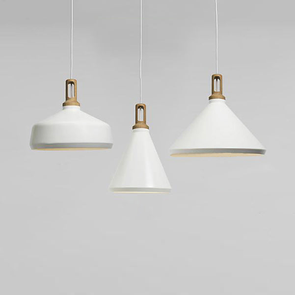 Nordic Hanging Pendant Light With Cone/Barn Metal Shade For Dining Room - 9.5’’/14’’ Wide