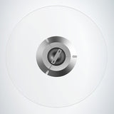 Sleek Led Acrylic Pendant Ceiling Light For Dining Room - Clear Disc Design