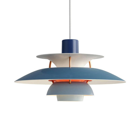Macaron Style 3-Layer Pendant Light With Flared Shade - Aluminum 1 Black/Gray