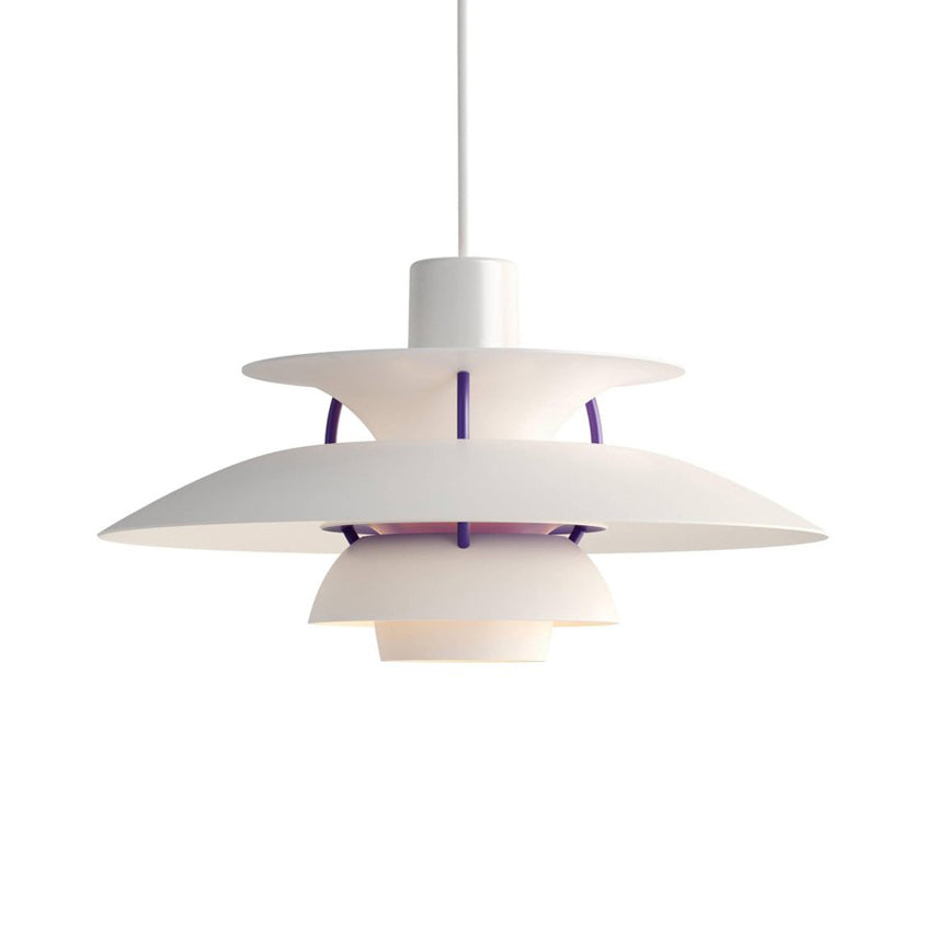 Macaron Style Aluminum Pendant Light With Flared Shade - 3 Layers 1 Black/Gray 12’/16’ Wide