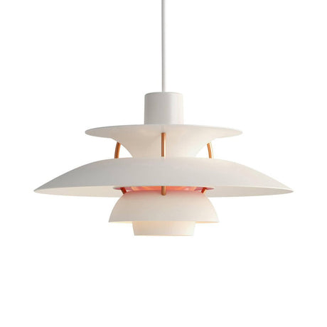 Macaron Style 3-Layer Pendant Light With Flared Shade - Aluminum 1 Black/Gray