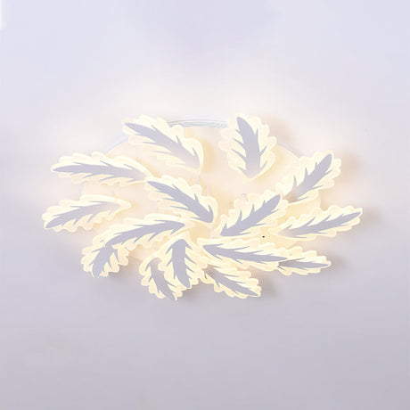 Windmill Acrylic Ceiling Light With 6/8/12 Brights In Warm White And Natural For Cozy Living Spaces