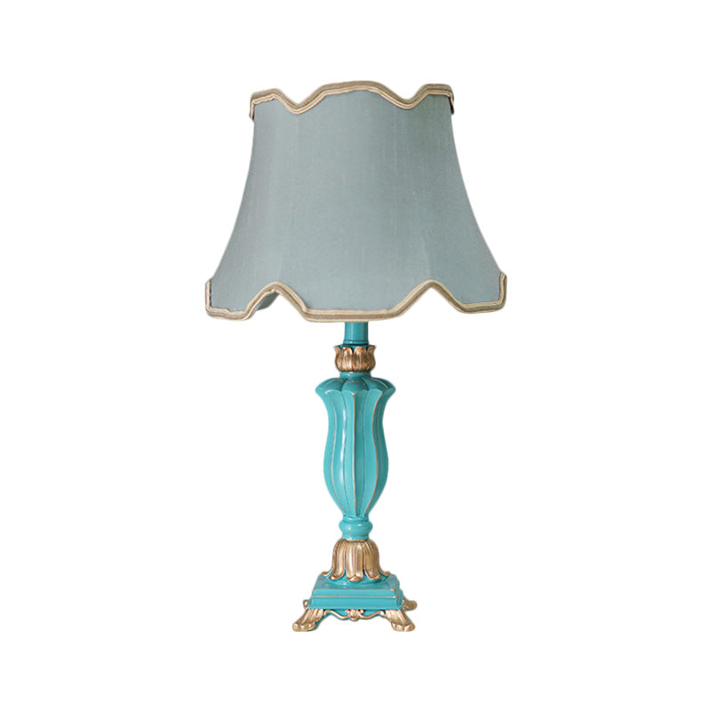Prudence - White/Blue Table Lamp