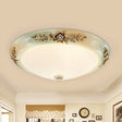 Traditional Led Dome Ceiling Light With Milky White Glass In 3 Sizes And 2 Temperatures -