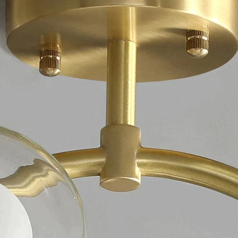 Nordic Corridor Balcony Copper Ceiling Lamp