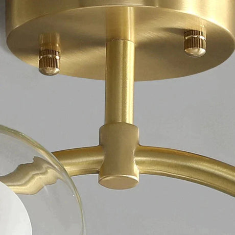 Nordic Corridor Balcony Copper Ceiling Lamp