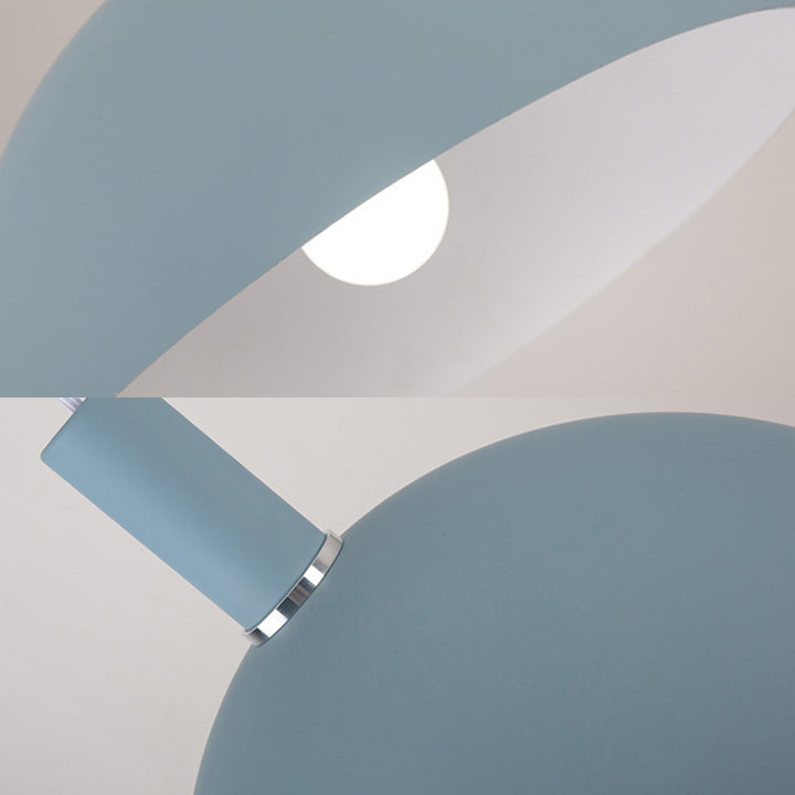 Aluminium-Kuppel-Pendelleuchte: Macaron Candy Pendelleuchte in Blau/Grün/Gelb/Pink für das Wohnzimmer