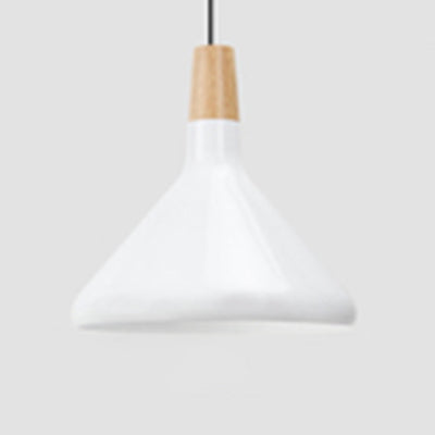 Nordic Aluminum Coolie Shade Suspension Pendant Light - 1 Head 7/10.5/15 Inch Wide Ideal For Office