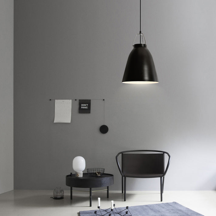 Stylish Monochrome Pendant Light: Sleek And Simple Design Aluminum Hanging Light For Kitchen - 8/16