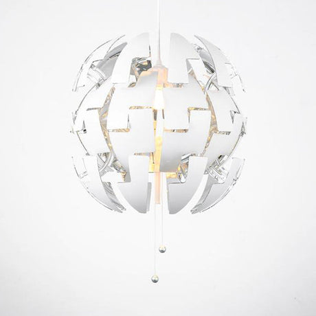 Modern Gold/Silver Exploding Pendant Light For Restaurants - 1-Light Metal Hang Lamp Silver