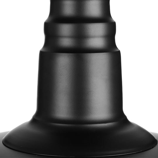 Vintage Iron Barn Dining Room Ceiling Light Fixture - 1 Black/White Semi Flush 10 14 Or 18 Diameter