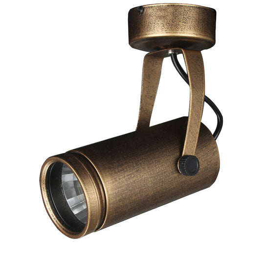 Antique Style Brass Ceiling Light Fixture - Metal Led Bedroom Semi-Flush Mount Adjustable 3’/5’