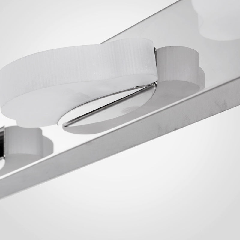 Modern Led Vanity Mirror Light With Rotatable Acrylic Design And Warm/White Lighting - Perfect For