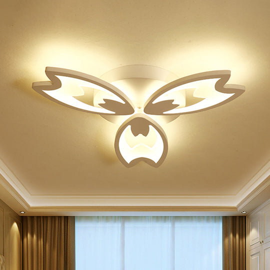 Contemporary Led Ceiling Light With Acrylic Buds - Warm/White/Natural Options 3/5/9 - Head Flush