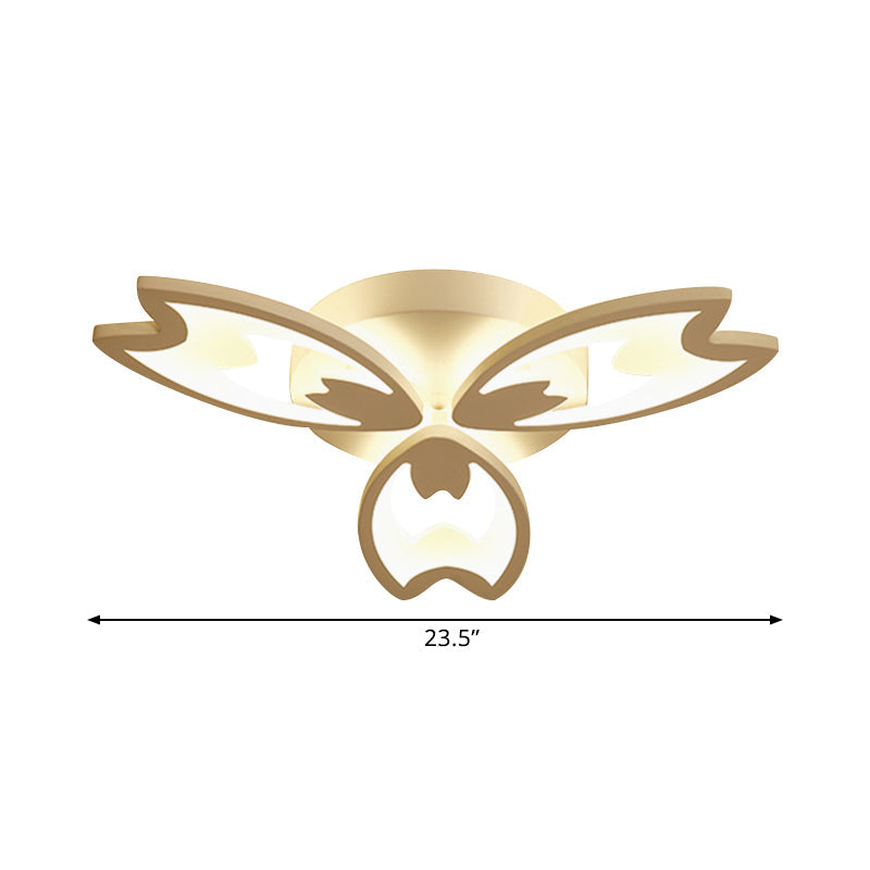 Contemporary Led Ceiling Light With Acrylic Buds - Warm/White/Natural Options 3/5/9 - Head Flush