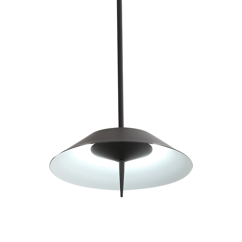 Metal Nordic Style Pendant Light - Black/Copper/Gold Cone Shade Perfect For Dining Rooms