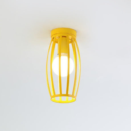 Nordic Metal Ceiling Mount Lamp | Oval Flush Light 1 Corridor Lighting -