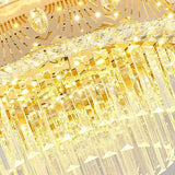 Romantic Round Crystal Master Bedroom Living Room Ceiling Lamp