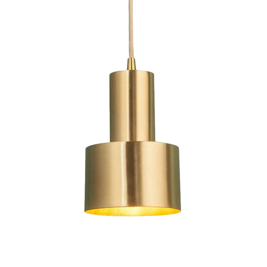 Mini Grenade Iron Pendulum Light - Single Brass Finish Pendant Fixture