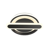 Modern Metal Black/White/Gold Led Ceiling Flushmount For Corridor - Small Circle & Oval Design