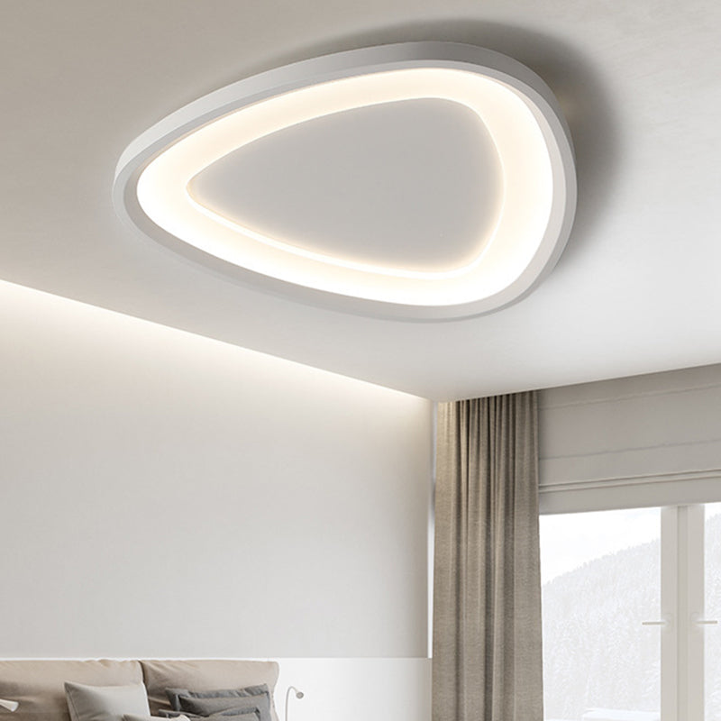 Modern Raindrop Led Ceiling Light In Warm/White For Kitchen - 18’/23.5’ W White / 18’