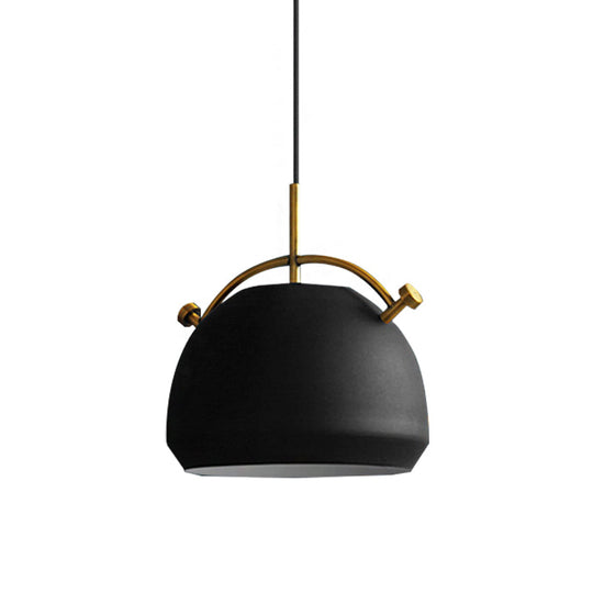 Retro Dome Shade Hanging Ceiling Light - Stylish Metal Pendant Lamp For Table 10’/11’/13’