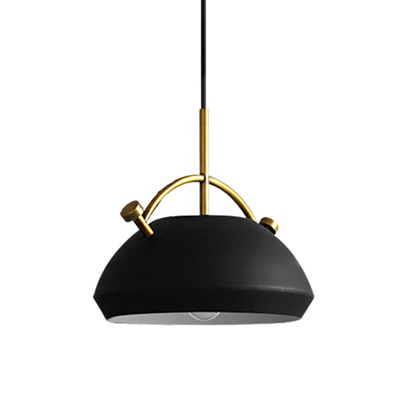 Retro Dome Shade Hanging Ceiling Light - Stylish Metal Pendant Lamp For Table 10’/11’/13’